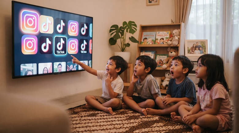 Batasan Sehat Penggunaan Media Sosial bagi Anak, Cara Melindungi Mental Anak TK dari Paparan Konten Negatif